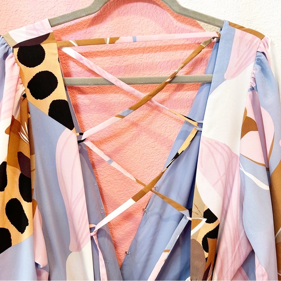 NWT Anthropologie Hutch Bloom Wrap Midi Dress 3X - Picture 12 of 12